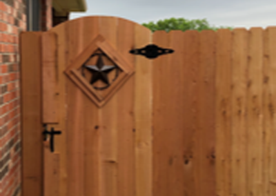 Hardwood Gate and Fence